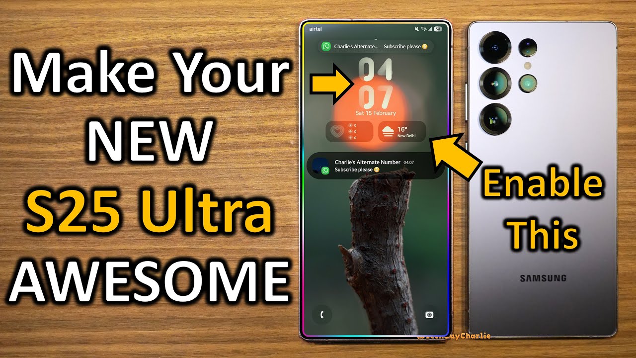 Galaxy S25 Ultra - First 25 IMPORTANT Things You Should Do ✔ (One UI 7)