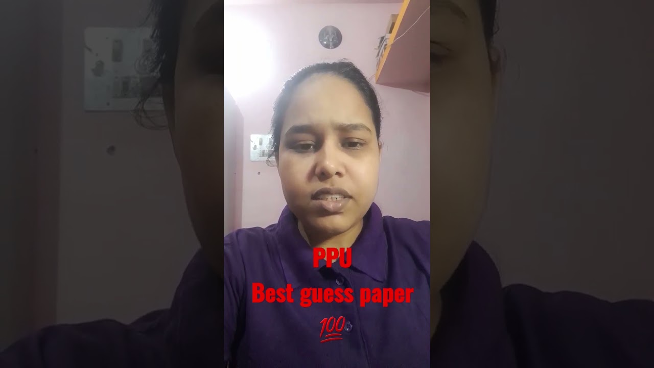 ppu students best guess paper 2023|