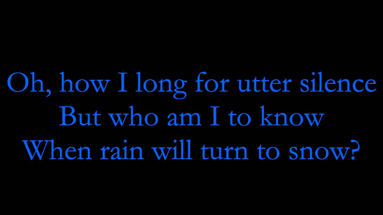 Kamelot - Epilogue (lyrics)