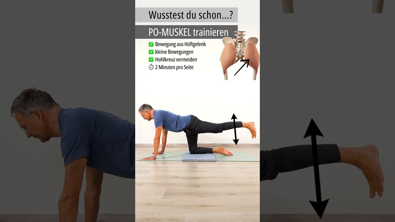 Po Muskeln effektiv trainieren 🔥🔥🔥