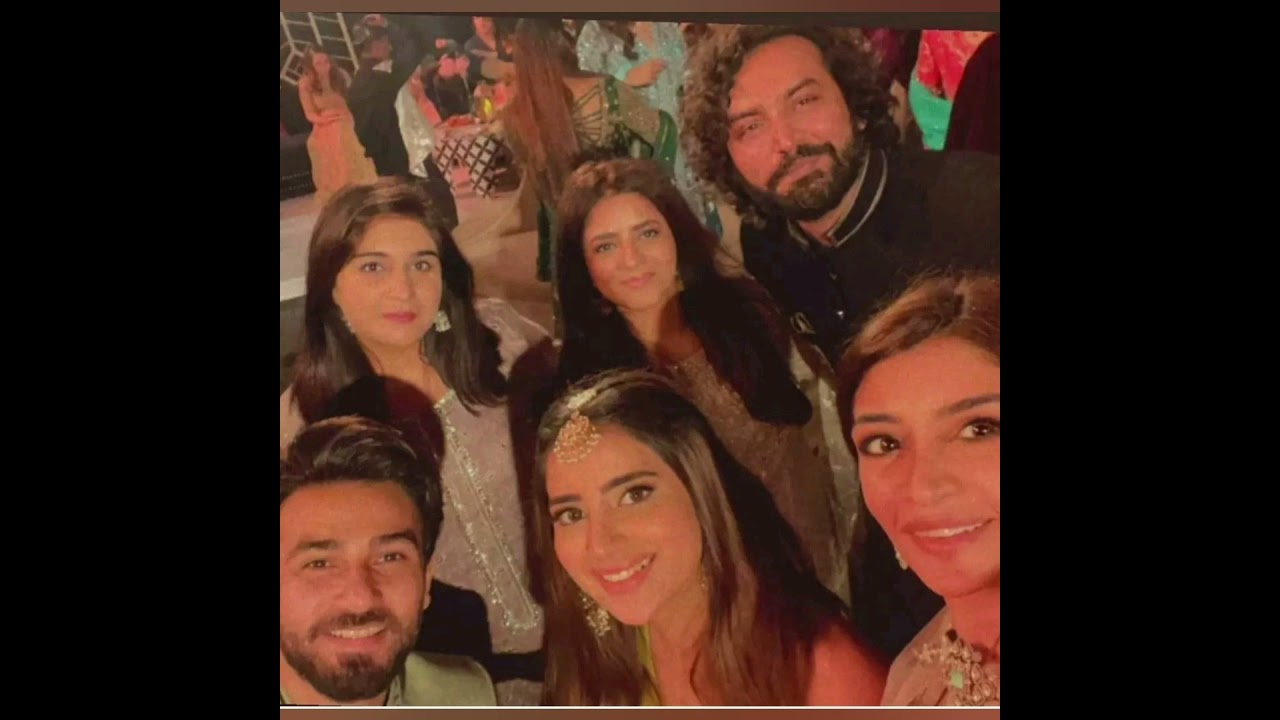Actress Mariam Ansari and Owais Khan at their Baraat.