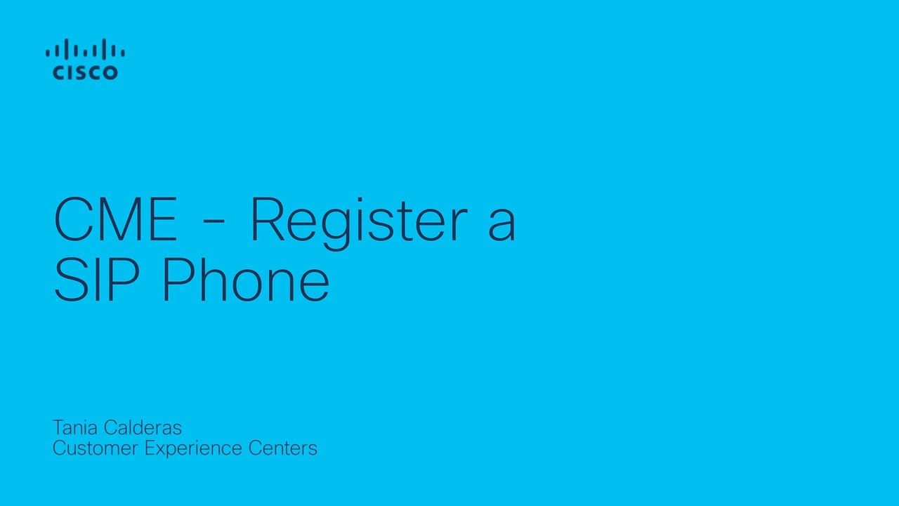 How to Register a SIP Phone on Cisco CME | Step-by-Step Configuration Guide