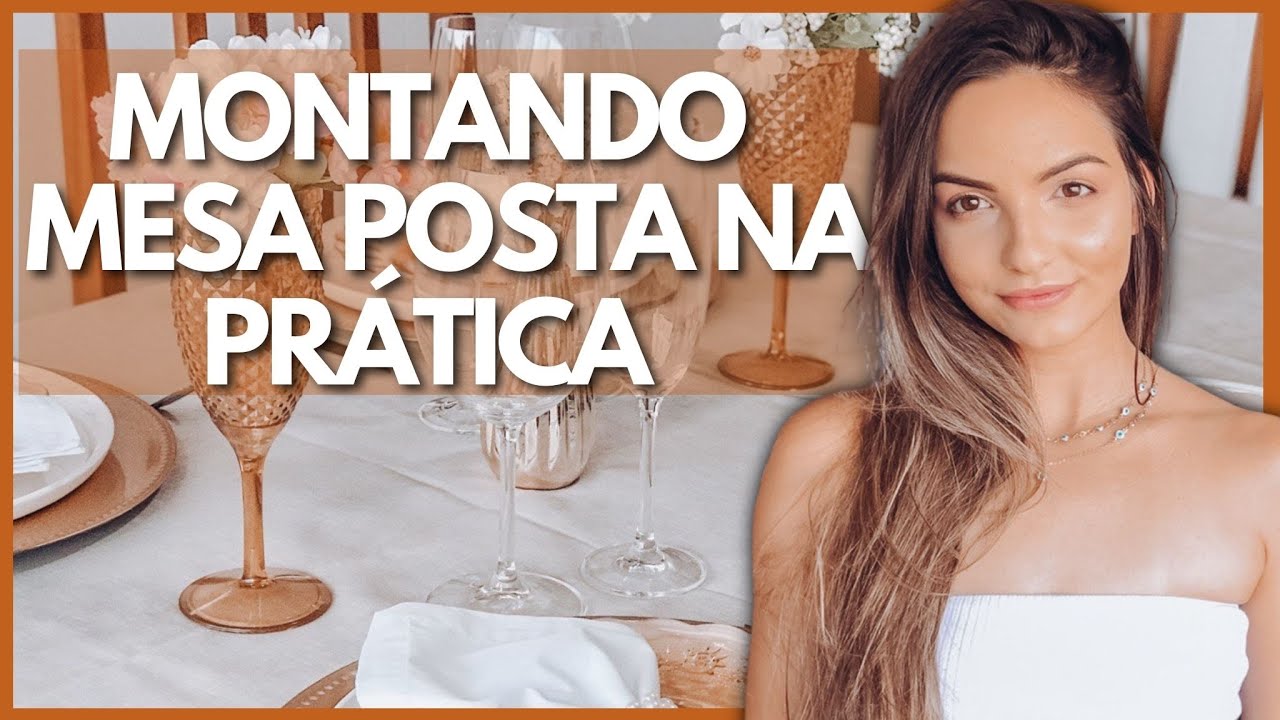 MESA POSTA: Como montar MESA POSTA BRANCO E DOURADO estilo mais formal usando DUAS TAÇAS DE CRISTAL