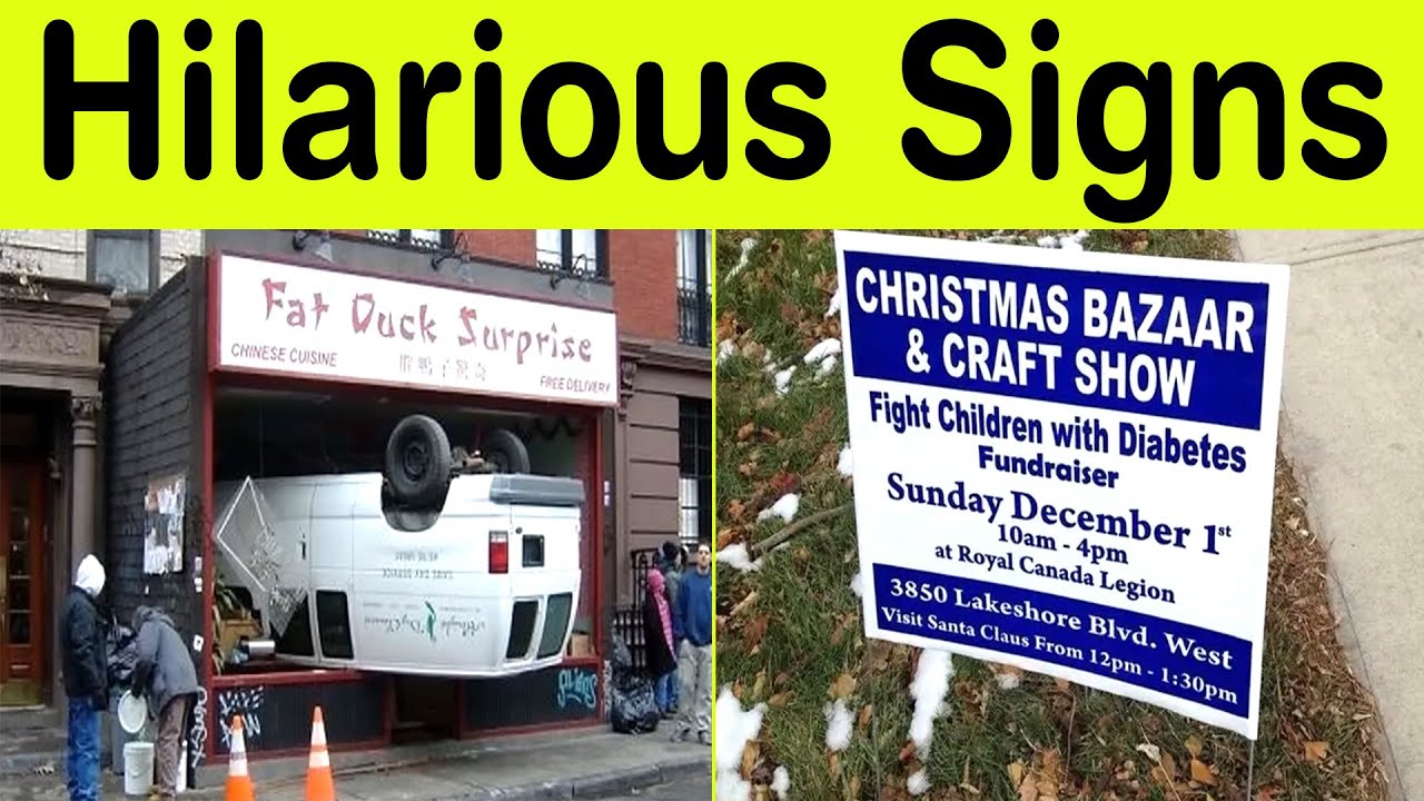 Hilarious Signs Ever Spotted in Everyday Life || Happy Panda
