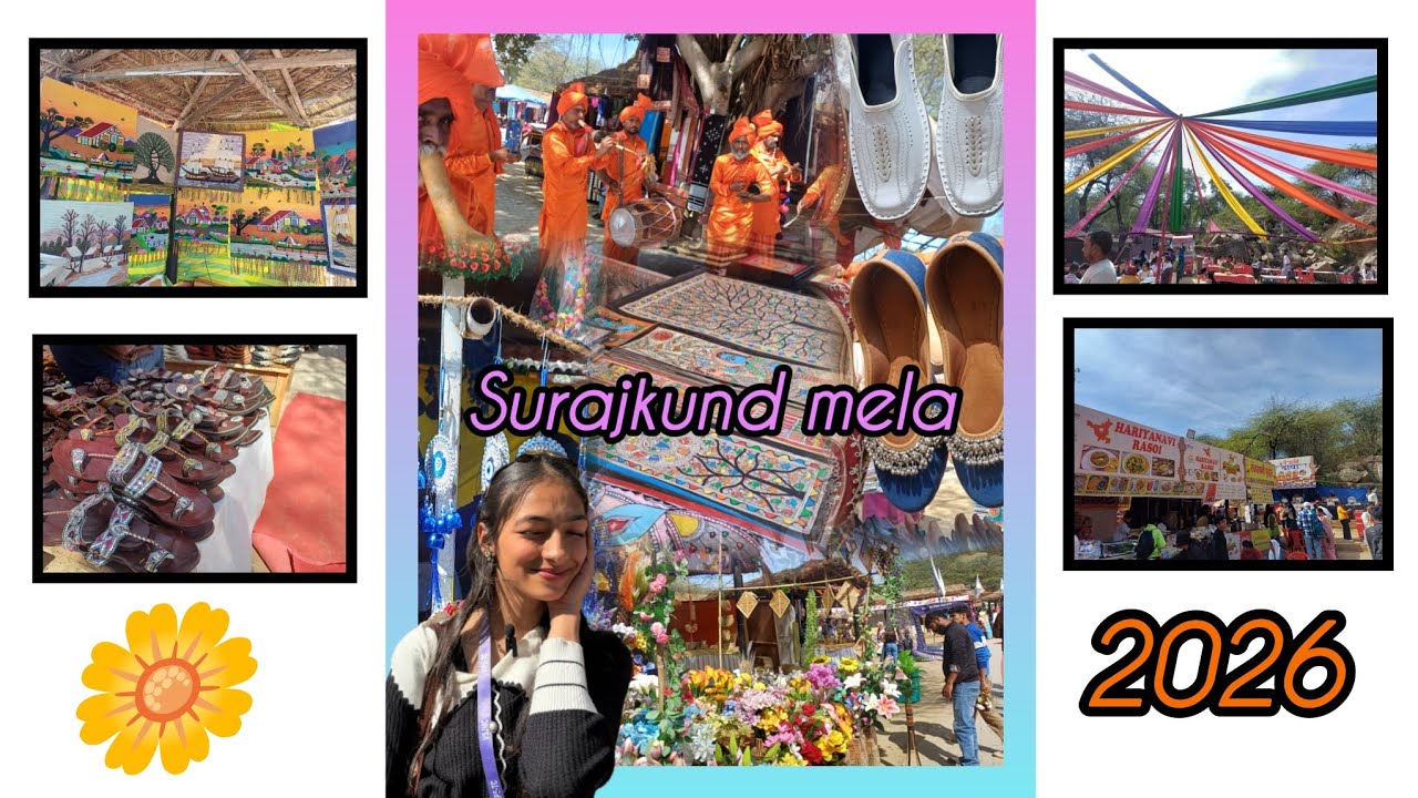 Exploring Surajkund Mela 2026 | A Cultural Paradise in Haryana!🌸✨️