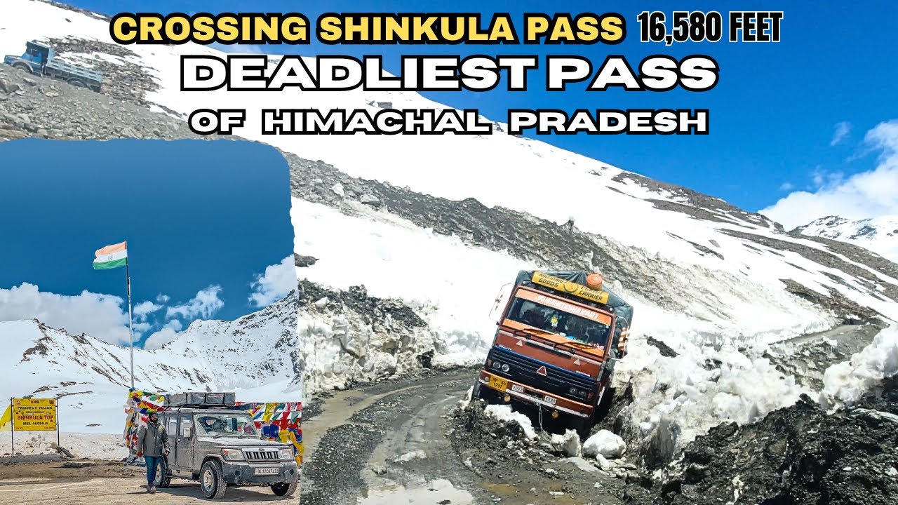 Life-Ending Decision Crossing ShinkuLa Pass From Zanskar Side | 20 Ft. Glacier Walls | #bolero