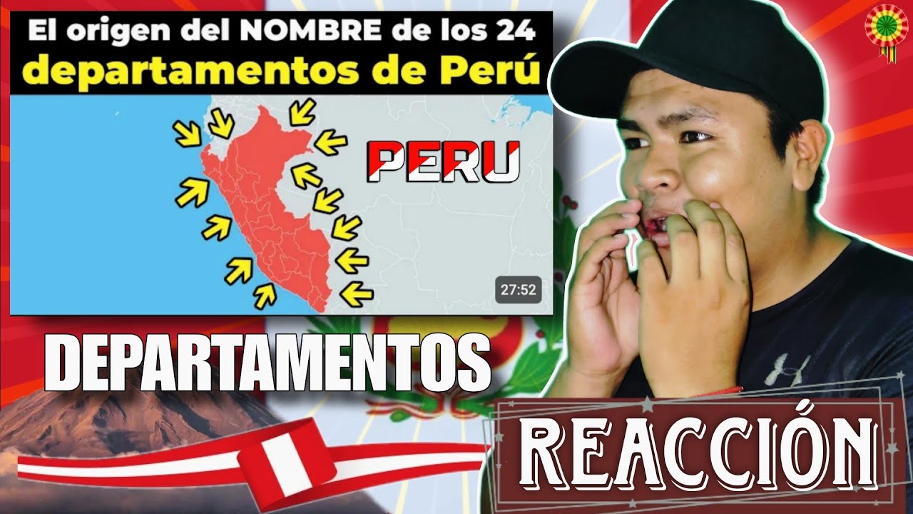 BOLIVIANO🇧🇴 REACCIONA A El origen del NOMBRE de los 24 departamentos de Perú🇵🇪