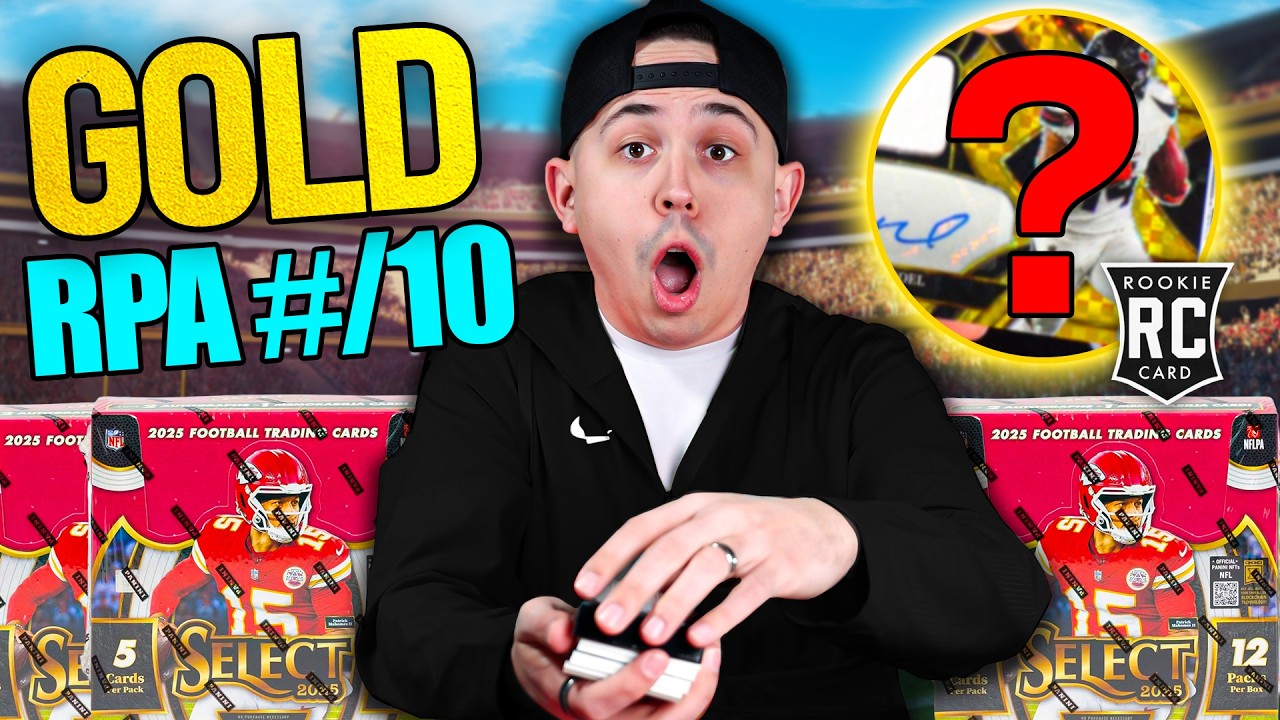 I Pulled a GOLD RPA #/10 From The LAST EVER Select Football Hobby! 😱