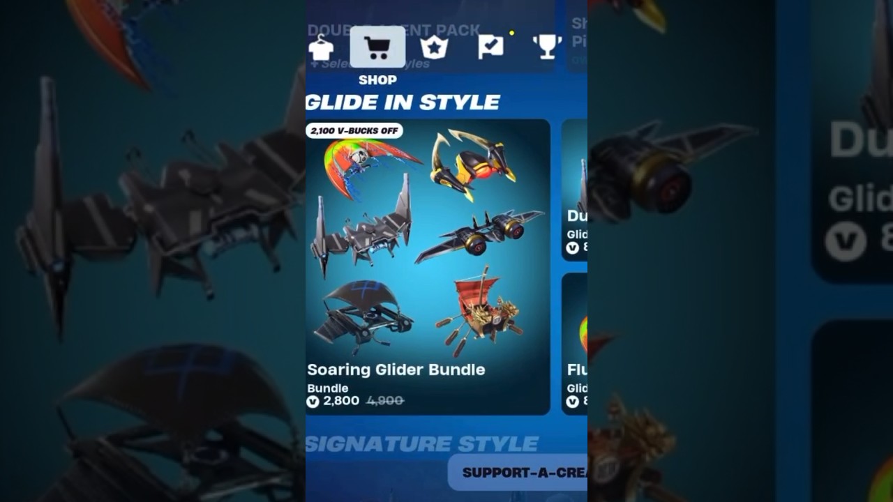 DOUBLE AGENT PACK+&rdquo;NEW&rdquo; GLIDER BUNDLE! #fortnite #gaming #viral #fortnitebattleroyale #shorts