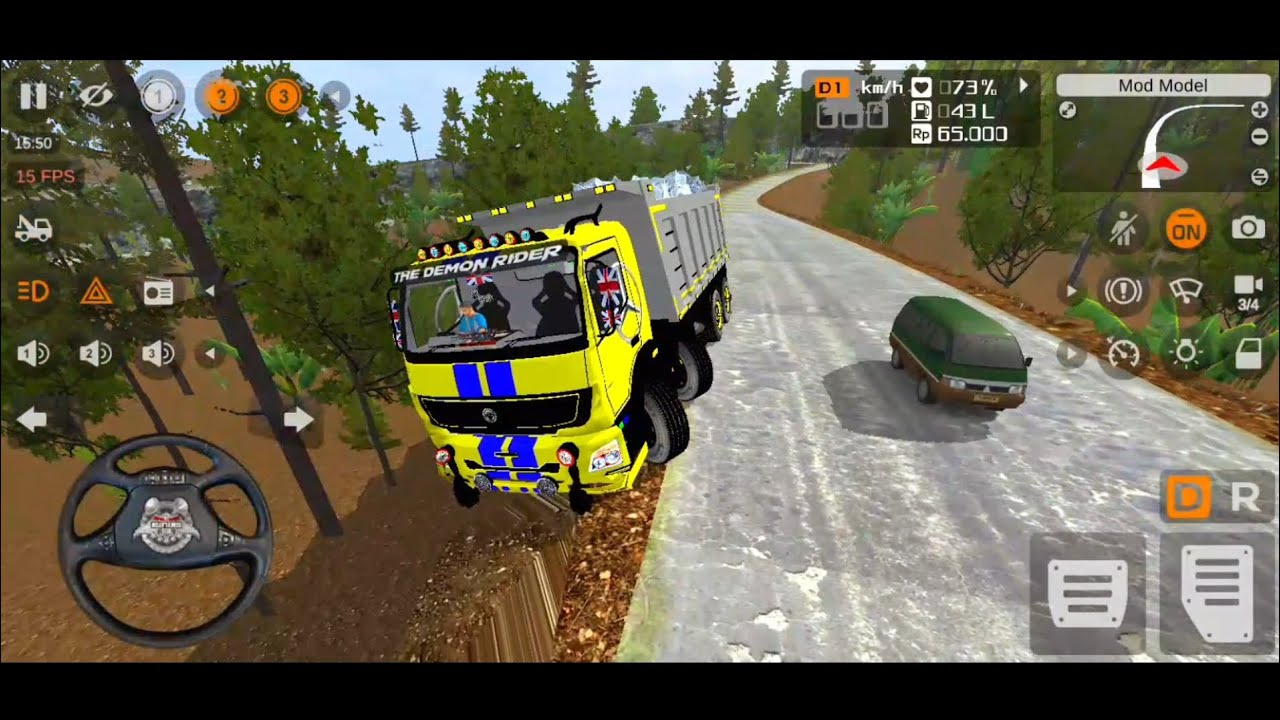 Control Lose Ho Gaya 😈 Demon Rider Truck Dangerous Road Challenge