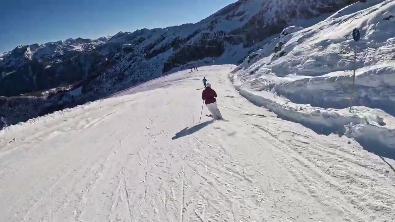 Skiing Run 9 | Zauchensee, Austria | Beautiful Alpine Slopes | 4K GoPro