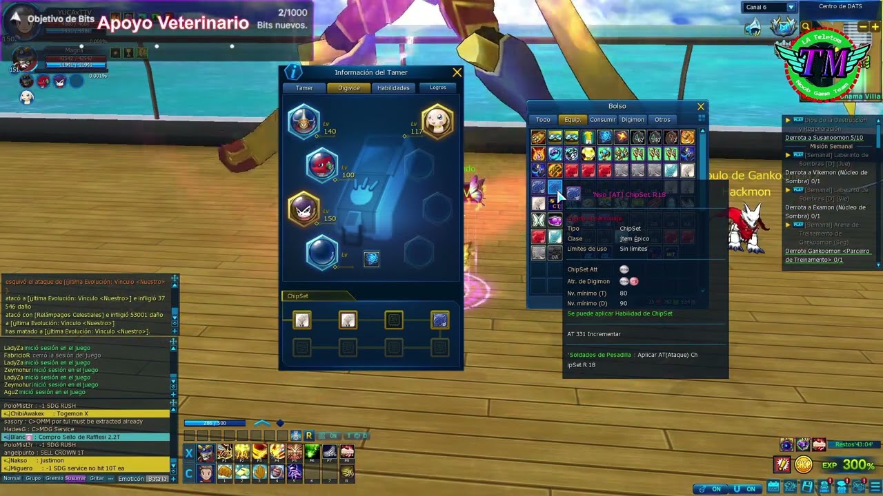 TUTORIAL / GUIA - CHIPSET / CHIPS PARA EL VICE - DIGIMON MASTER ONLINE - LaDMO  2023 - 2025