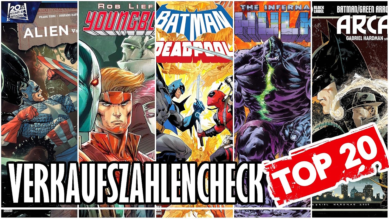 Erdrückende DC Dominanz in den TOP 10 - Verkaufszahlencheck TOP 20