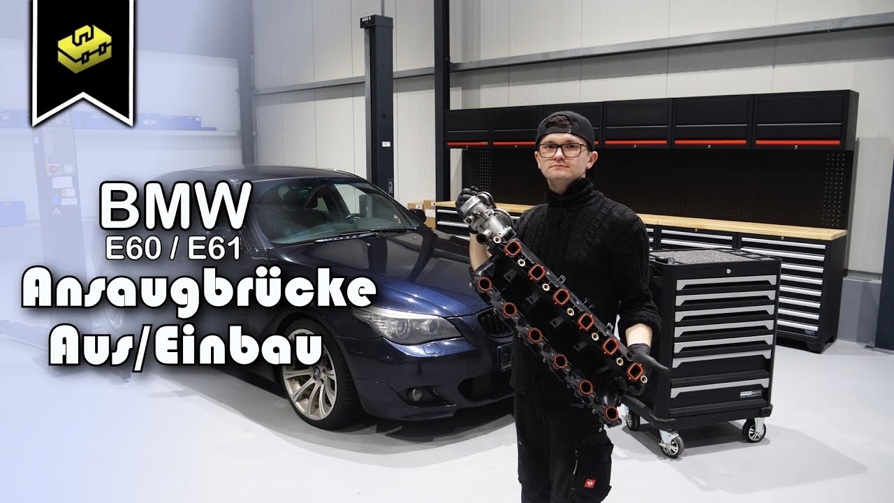 BMW 5 E60 / E61 FL M57 Ansaugbrücke Ausbauen / Einbauen | Removing / installing intake manifold | HD