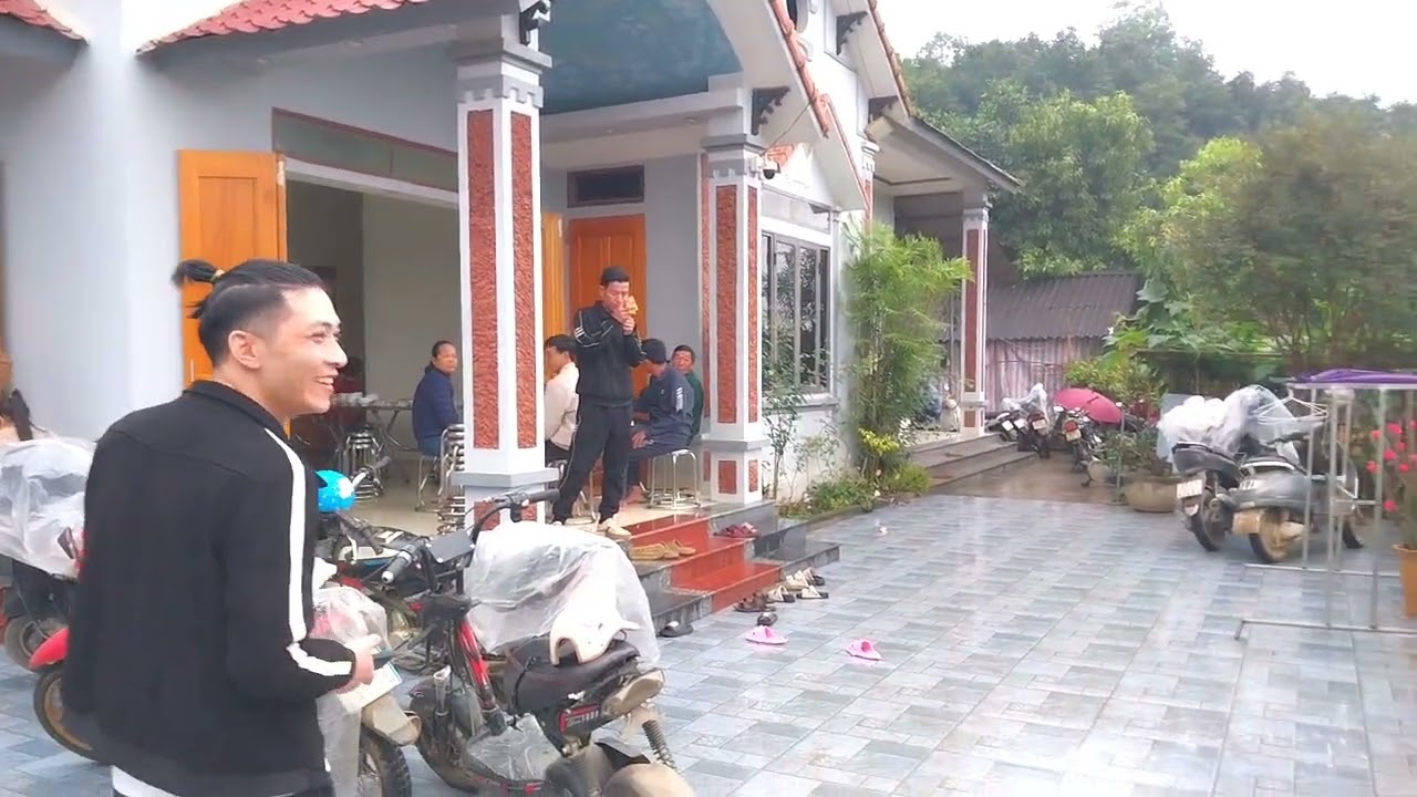 Cỗ tết ở quê mồi nhậu quá là ngon 