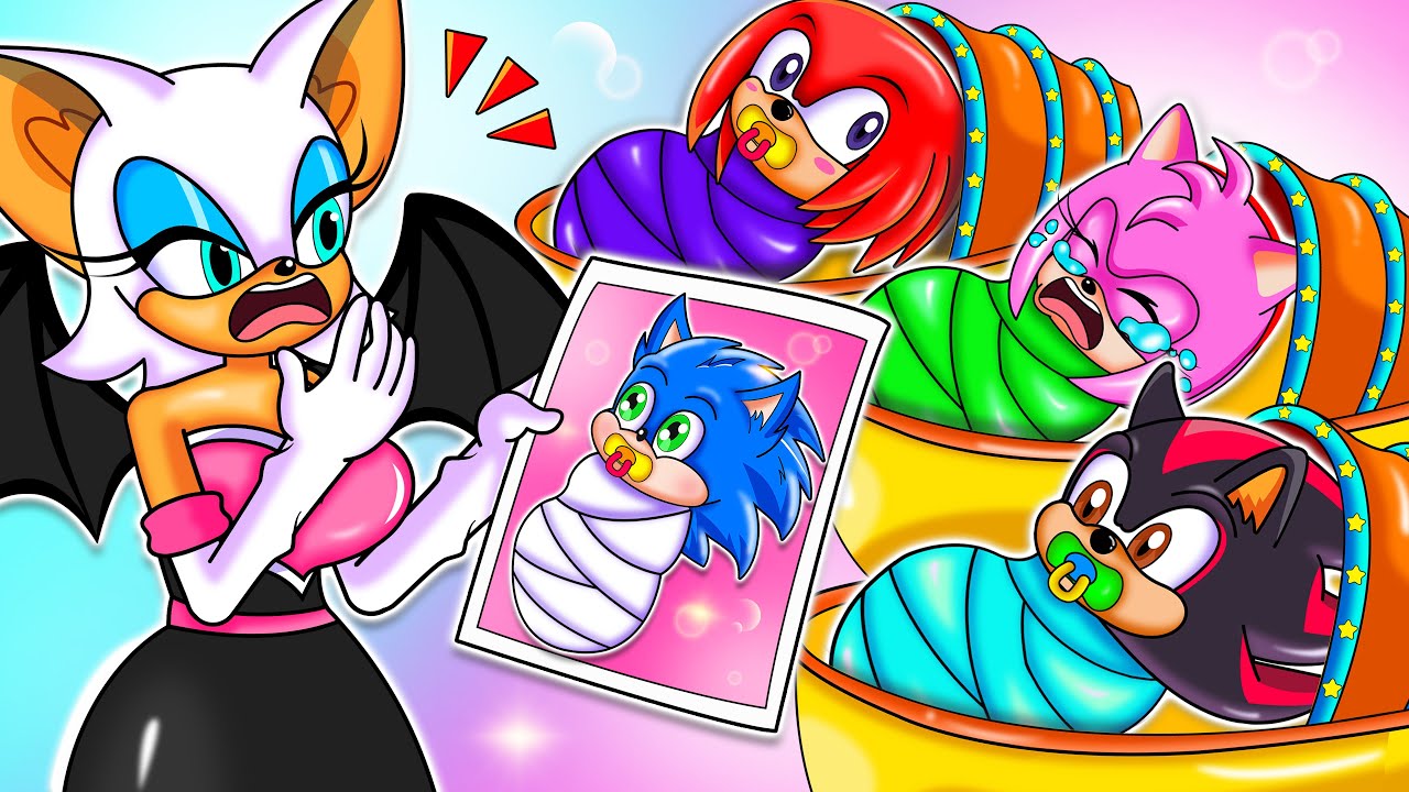 Who Is The Best Mommy?! - Rouge Mommy Love Sonic Junior - Sonic the Hedgehog 2 Animation