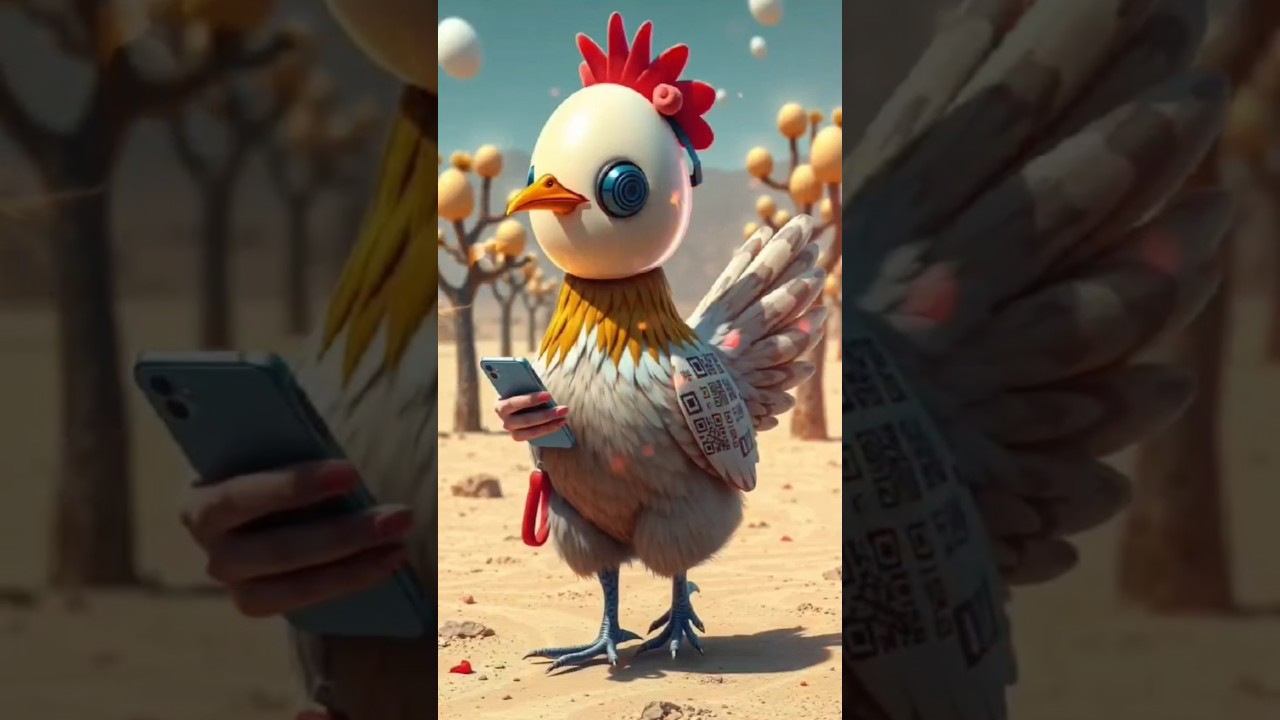 Lil Scramble: Baby Egghead Hatches Into Chaos 🍳🐣 | Surreal Meme Short 2025 