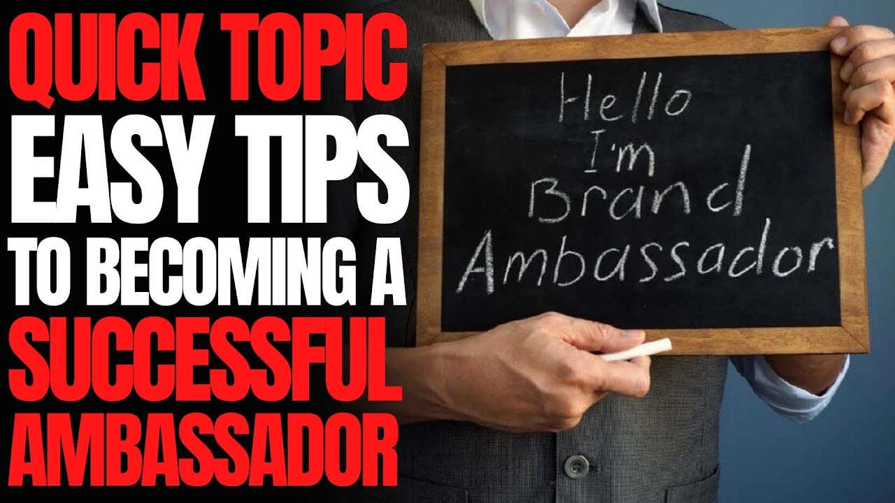 Easy Tips to Becoming a Successful Brand Ambassador: WCJ Quick Topic