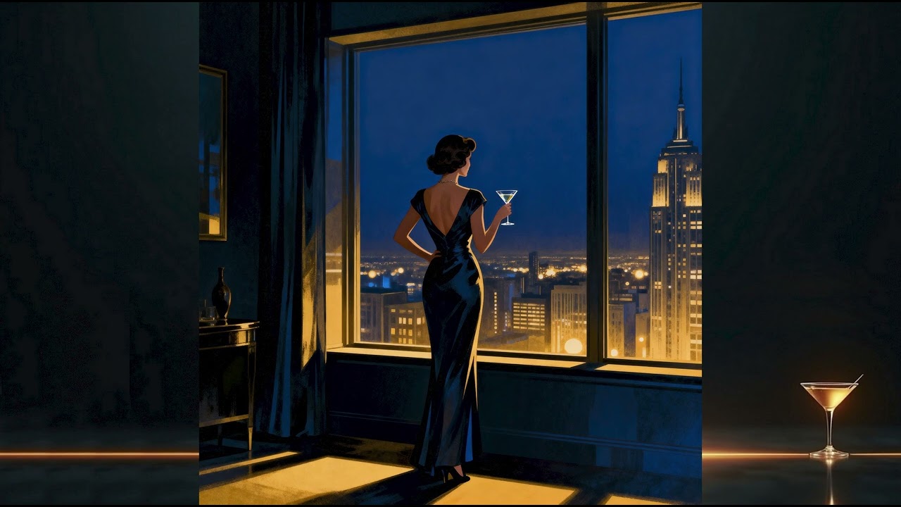 Midnight Whispers | Cool Jazz | 1950s Lounge Ballad