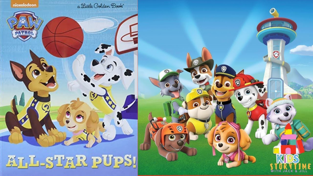 🥇Kids Book Read Aloud: Nickelodeon Paw Patrol : All Star Pups!
