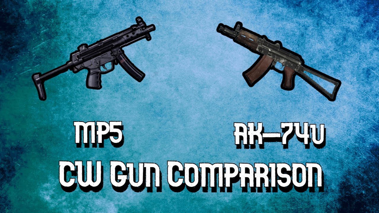 CW Gun Comparison: MP5 vs AK-74u