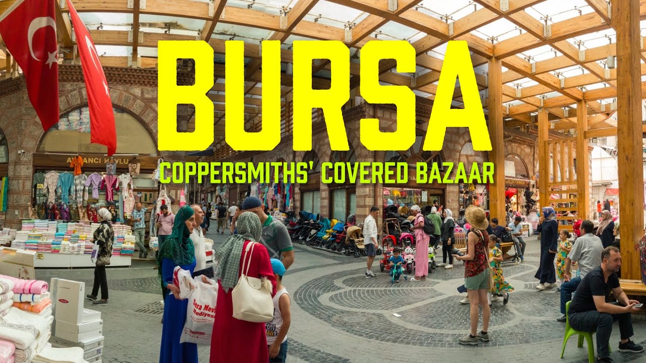 Coppersmiths' Covered Bazaar #Bursa #CoveredBazaar #walking  #TurkeyTravel #CopperBazaar