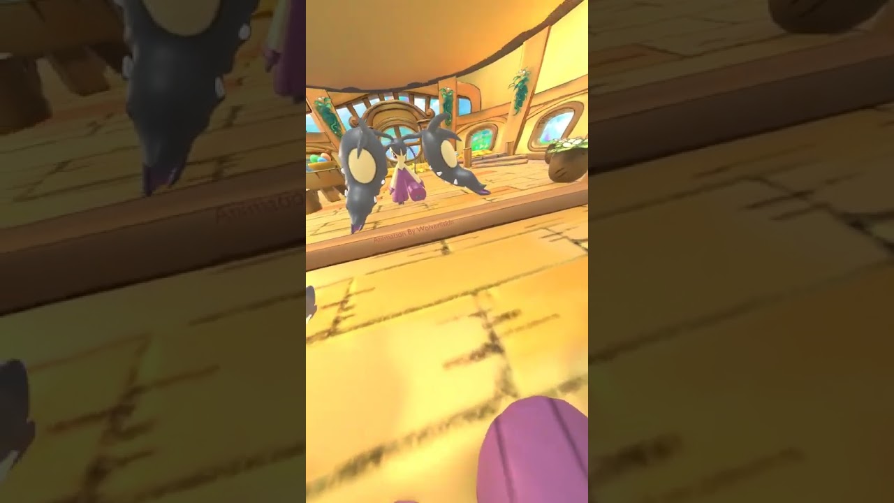 You're Mega Mawile ! First Person Mirror POV Post Transformation Pokemon Mystery Dungeon Animation