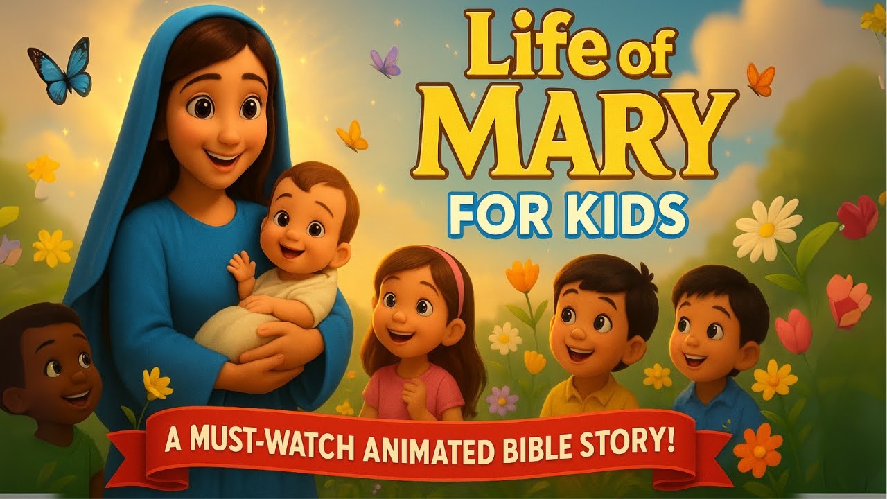 The Life of Mary for Kids  Animated Bible Story of the Virgin Mary Mother of Jesus for Children