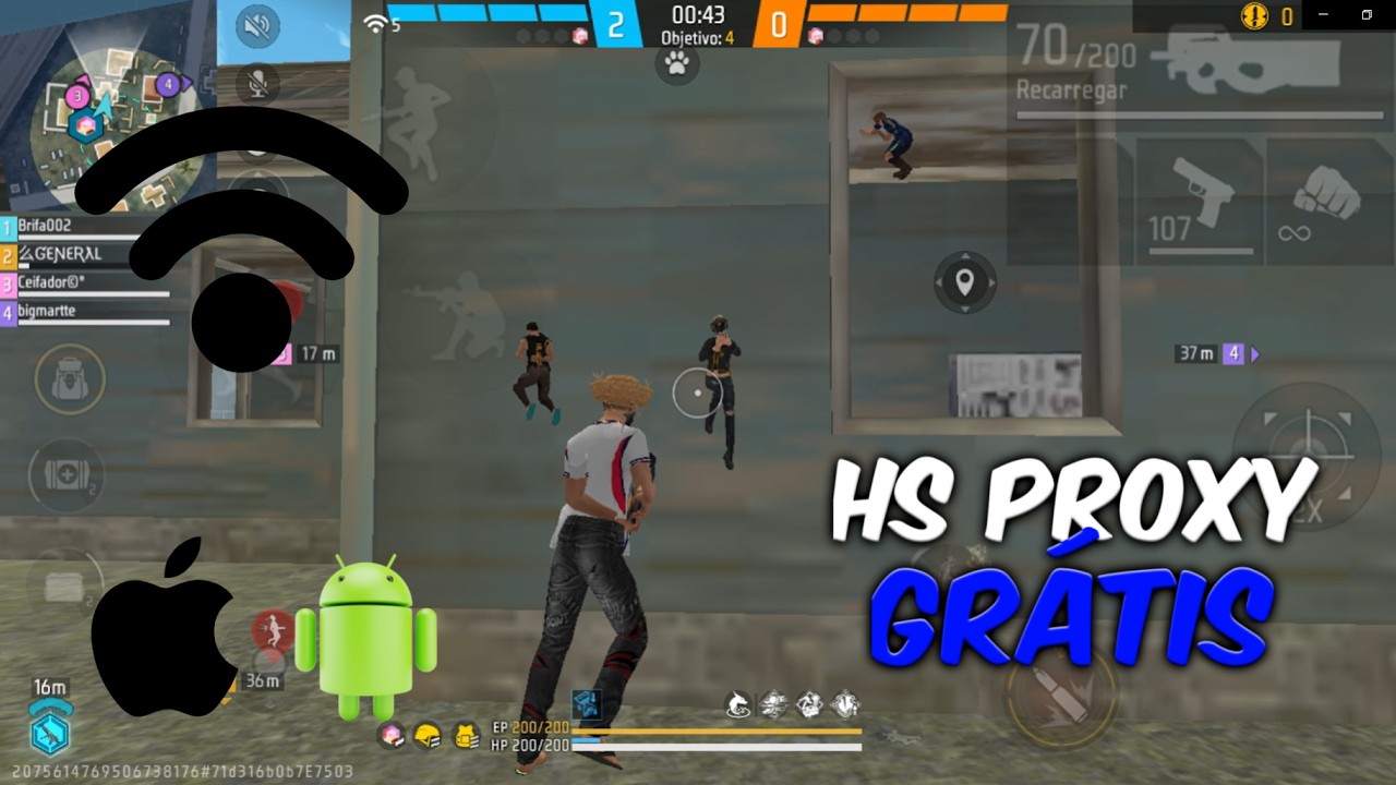 HS PROXY MTH TEAM GRATIS PARA ANDROID E IOS ✅ XIT VIA WIFI + HS PESCO&Ccedil;O OU HS PEITO ANT BAN
