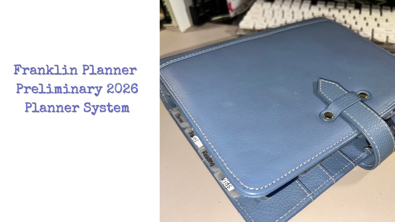 Предварительная система Franklin Planner 2026 года