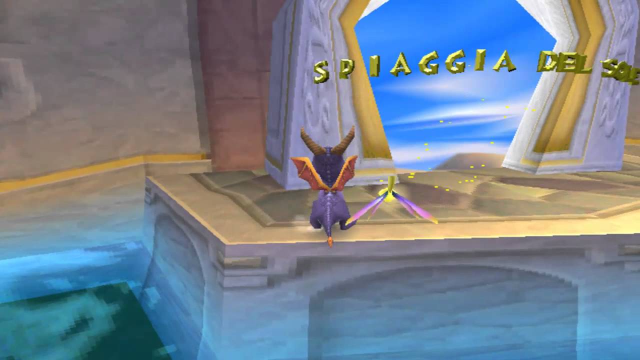 (psx-ita 100%)spyro 2 gateway to glimmer parte 6:spiagge del sole