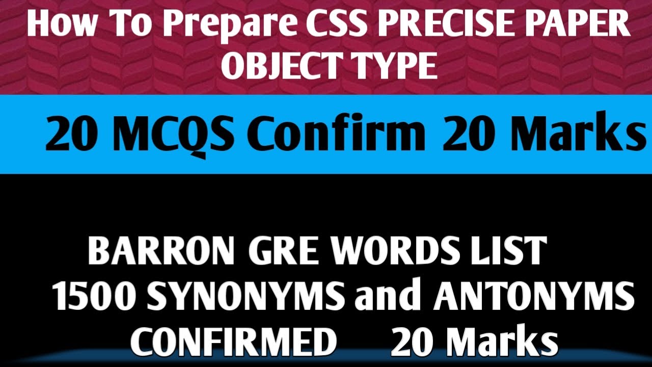 CSS PRECISE AND COMPOSITION OBJECTIVE PORTION PREPARATION