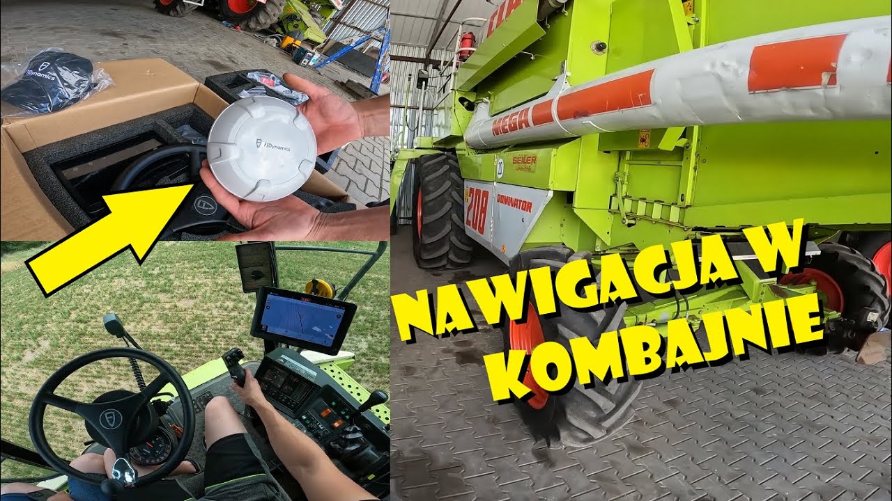 NOWA NAWIGACJA DO KOMBAJNU💪FJDYNAMICS AT2😃Agro Kuzyni