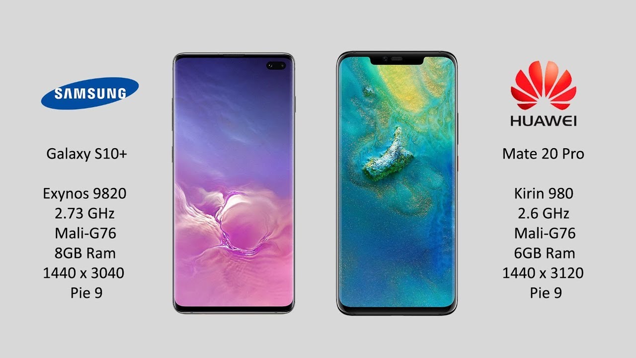Samsung Galaxy S10+ vs Huawei Mate 20 Pro: Antutu Benchmark