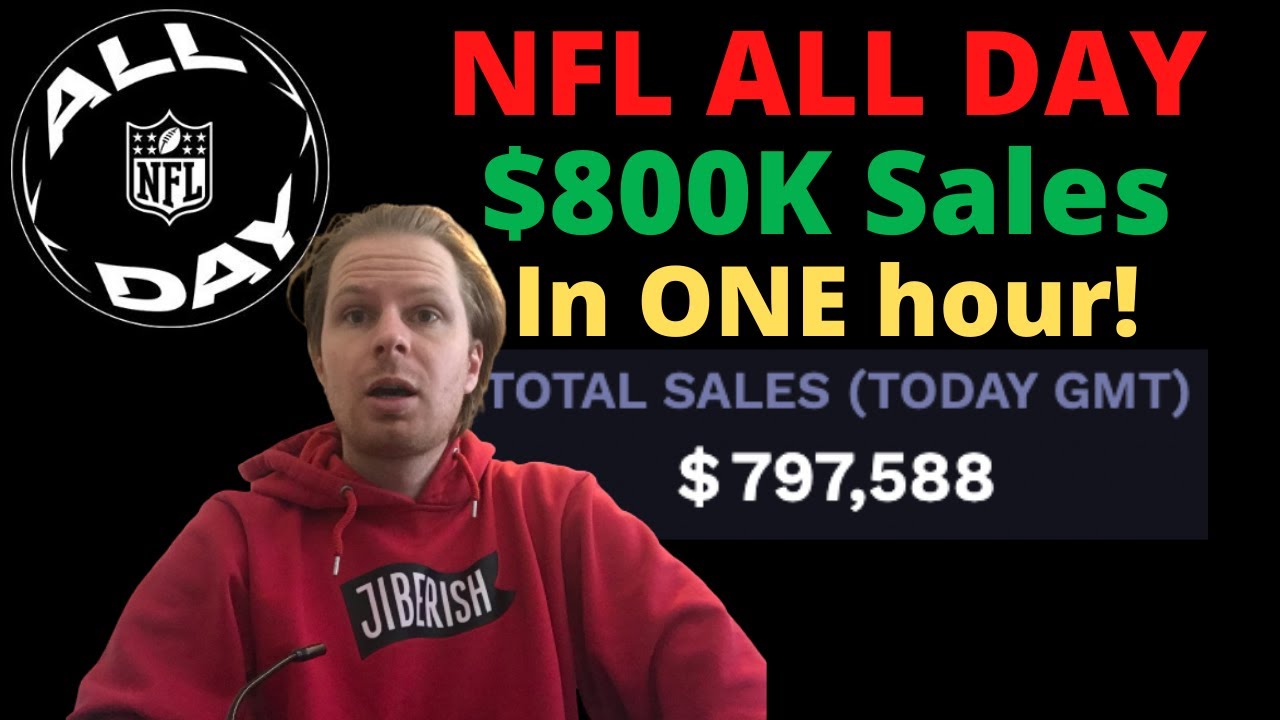CRAZY NFL All Day MARKETPLACE! $800k Sales in 1 Hour! Trying to BUY Moments!
