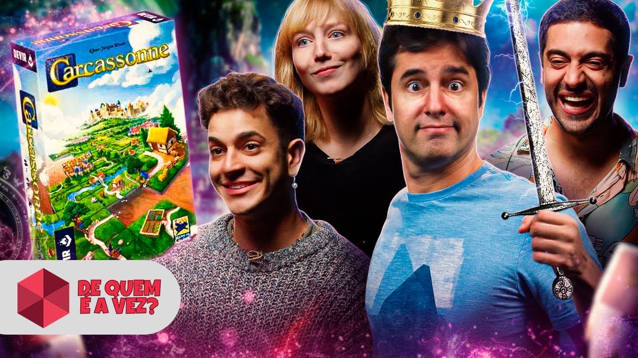 FINALMENTE CARCASSONNE com Malu Rodrigues, Miguel Rômulo ou Victor Lamoglia? | De Quem é a Vez?