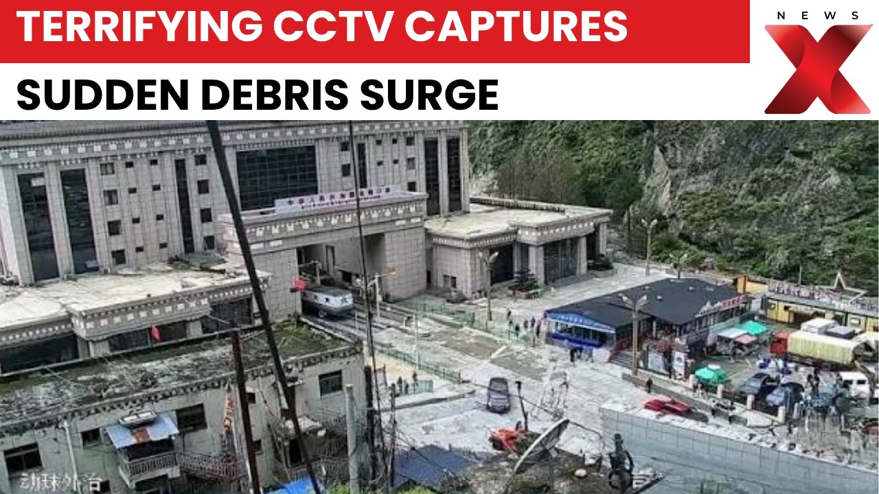 Nepal Flood Horror: CCTV Captures People Running From Massive Debris Surge