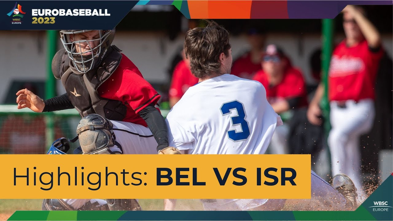 17 EuroBaseball 2023: Highlights Belgium VS Israel
