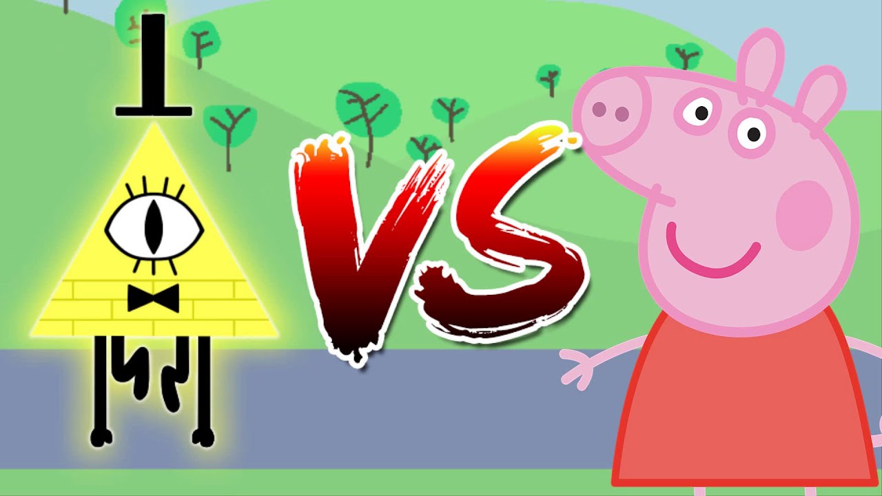 M.U.G.E.N. BATTLES | Bill Cipher vs Peppa Pig | Gravity Falls vs Peppa Pig