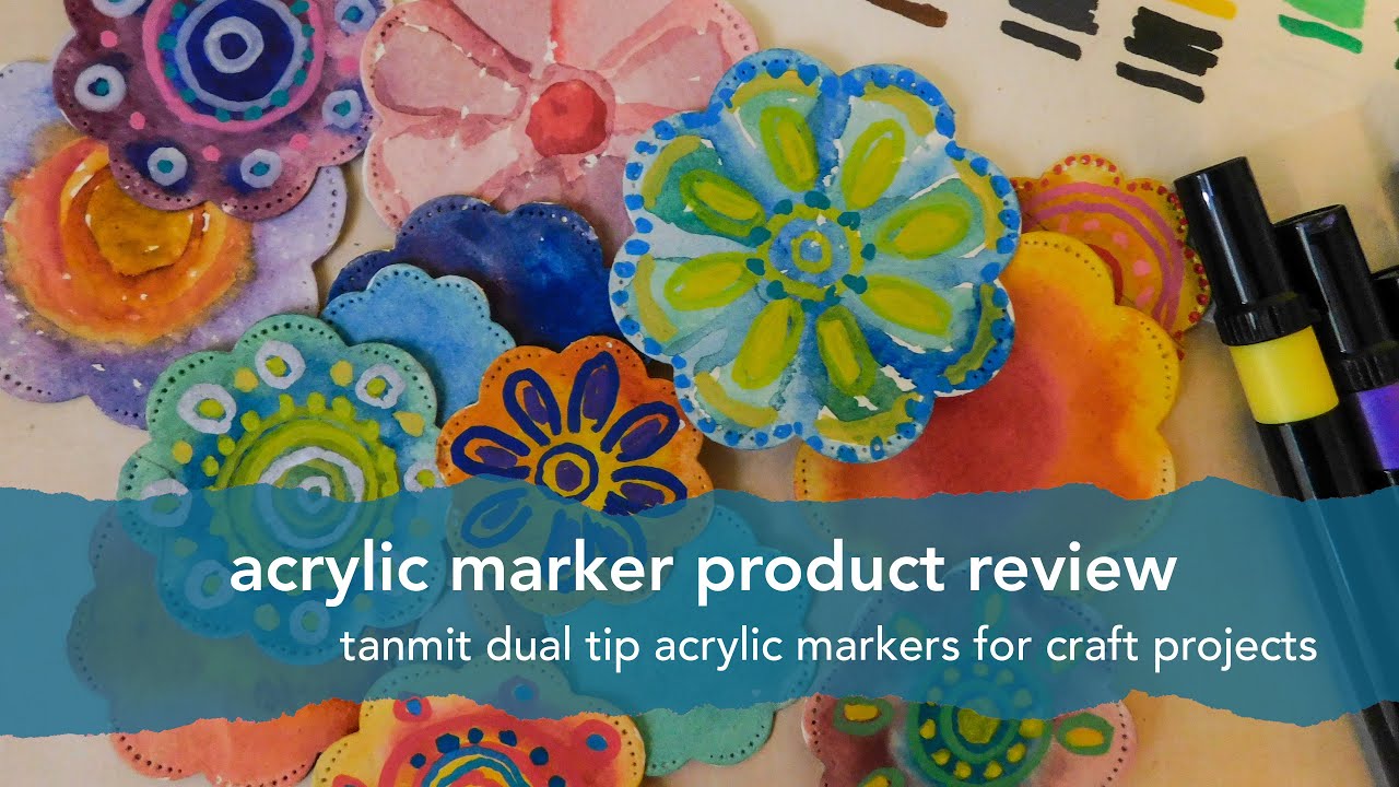 Tanmit Acrylic Marker Review - Espresso Press Design #acrylicmarkers