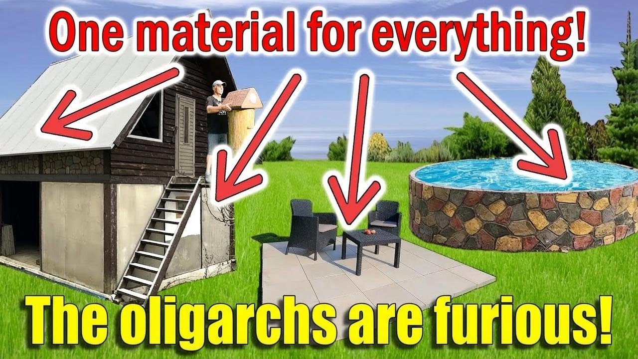Amazing DIY Building Material for Home & Yard - Inexpensive and Easy!