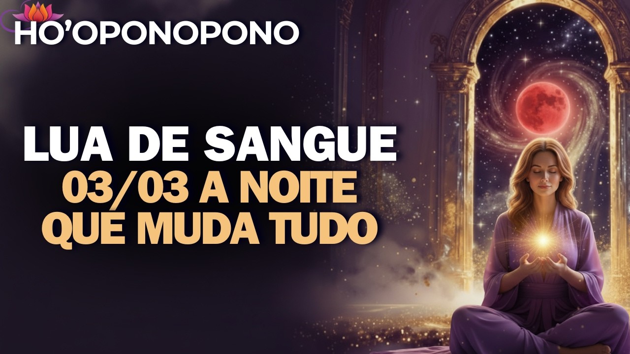 ECLIPSE DA LUA DE SANGUE 03/03 — HO’OPONOPONO DE RENASCIMENTO