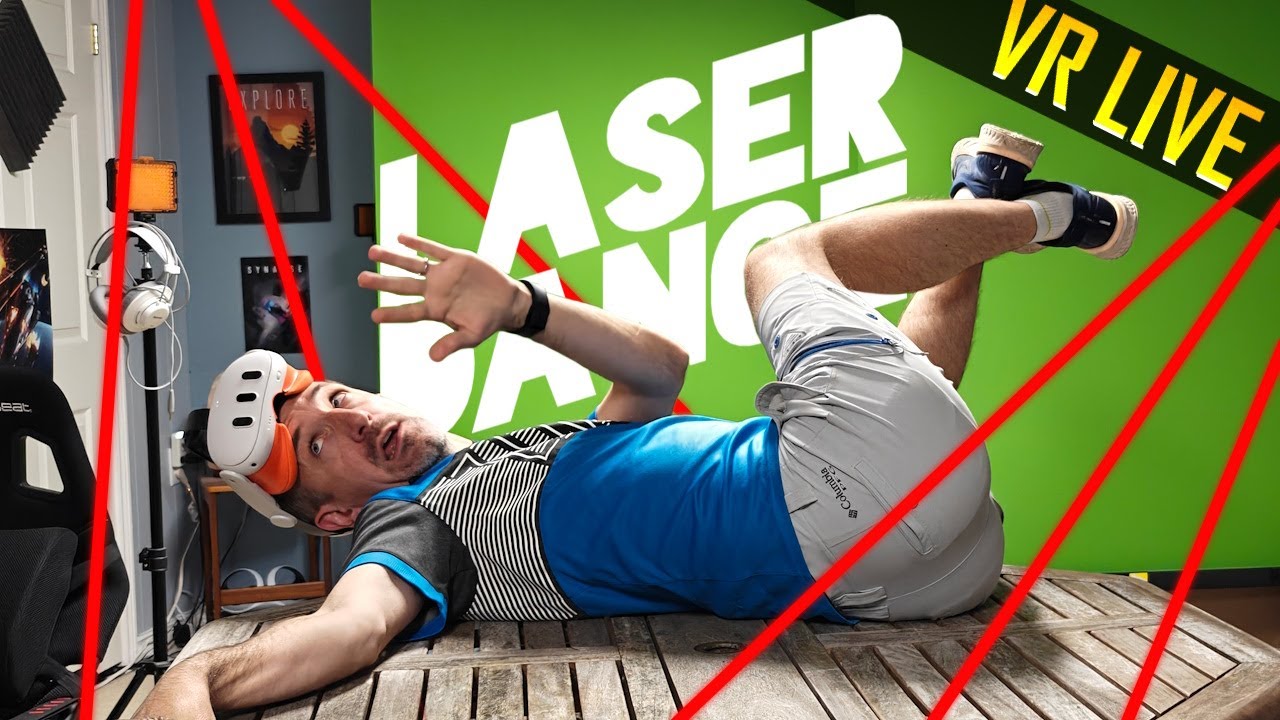 My BUTT got LASER'd in Laser Dance!