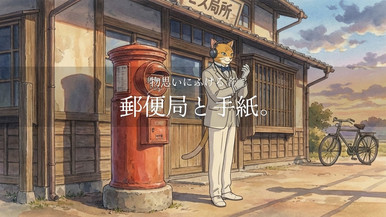 【癒しBGM】物思いにふける、郵便局と手紙。 | relaxing BGM | Evening Chill Beats