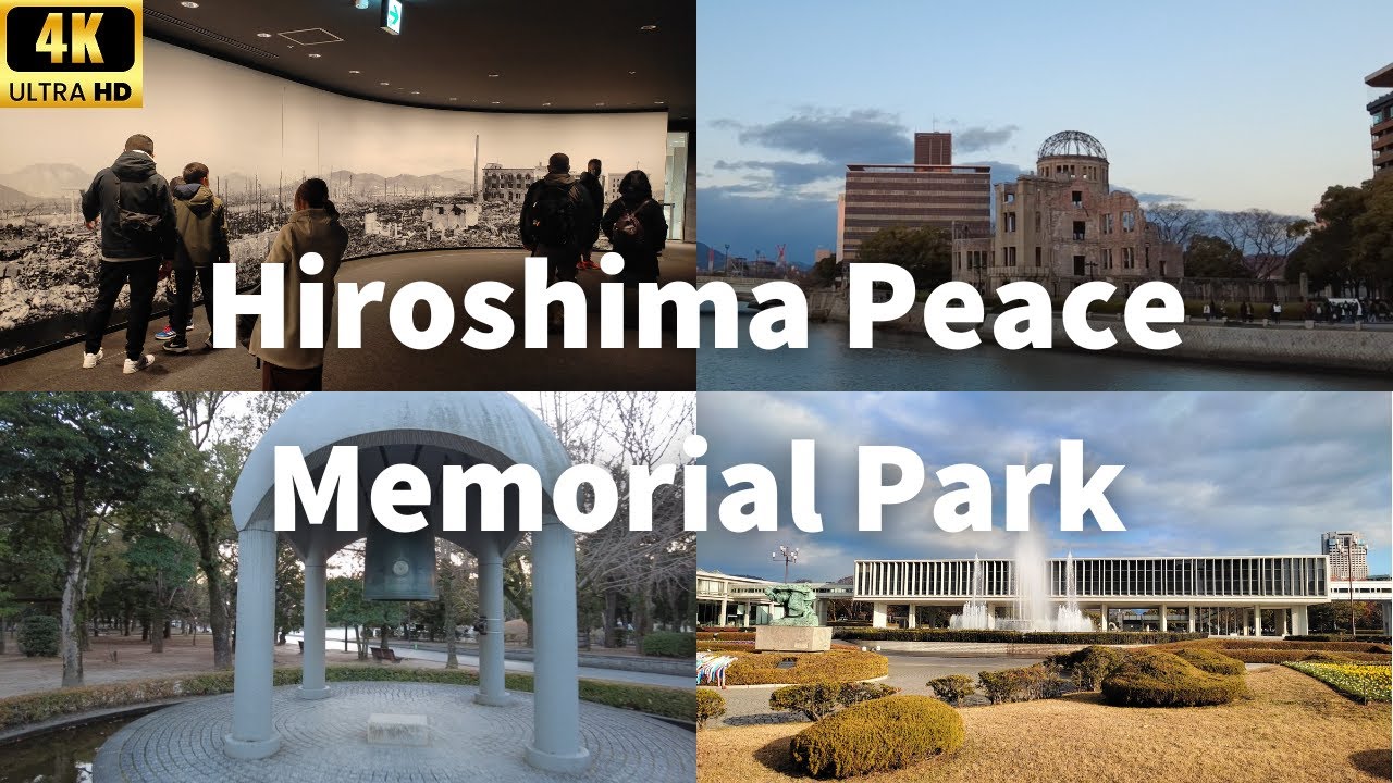 [4K] Japan Walk Tour | Hiroshima Peace Park | Atomic Dome