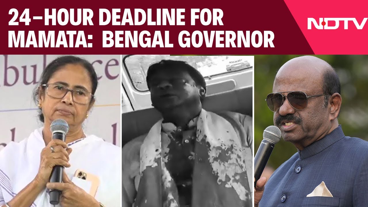 West Bengal News  | 24-Hour Deadline For Mamata Banerjee: Bengal Governor On BJP MP Attack