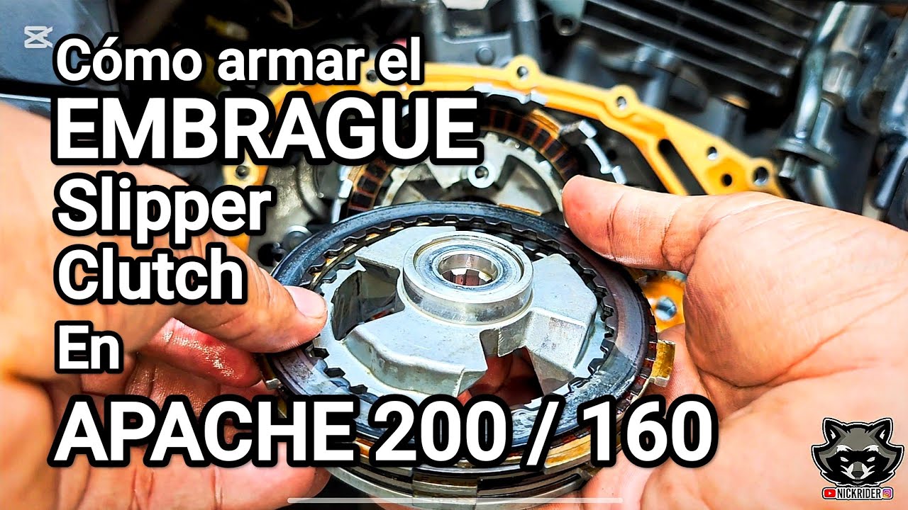 Cómo Armar el Embrague Slipper Clutch de la Apache RTR 200 | Guía Completa Paso a Paso