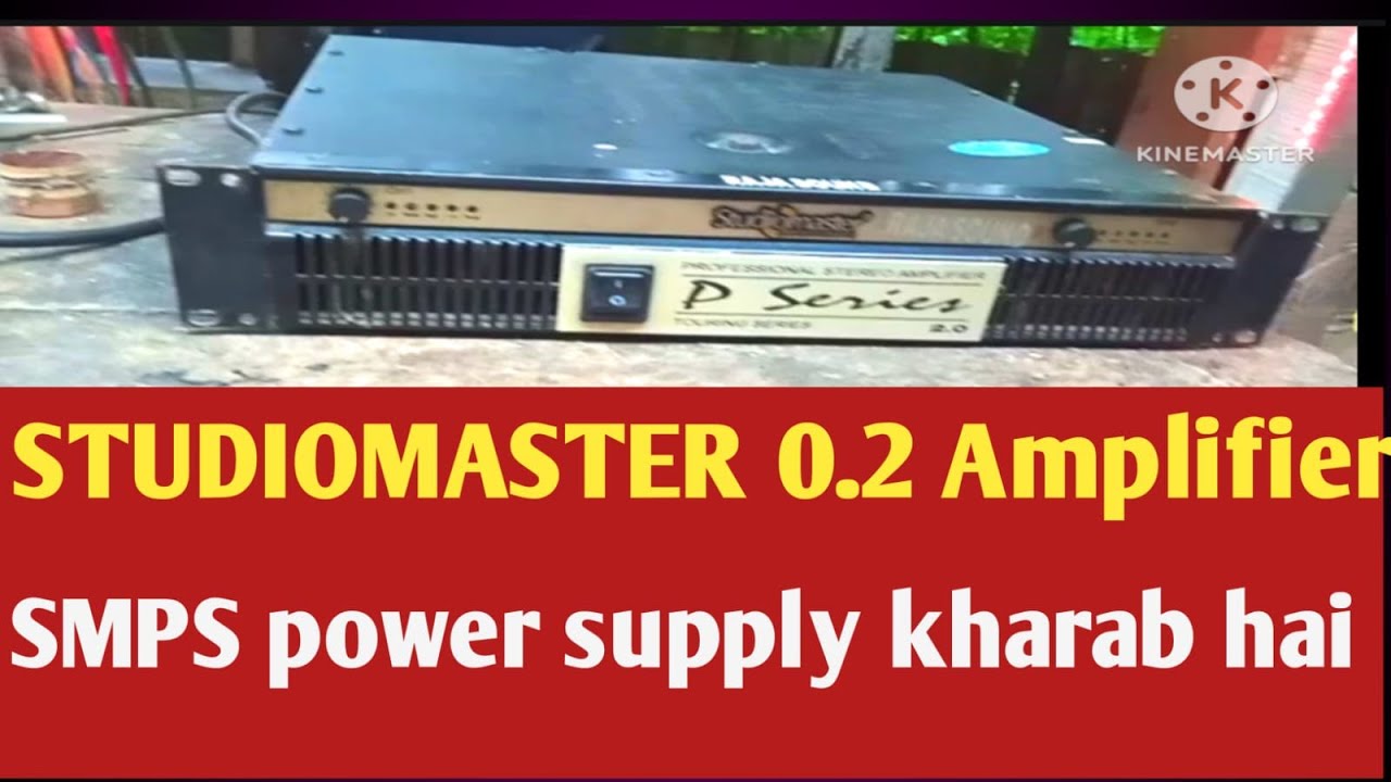 @abhijit8617 Studiomaster 0.2amplifier repair power supply kharab hai 💛