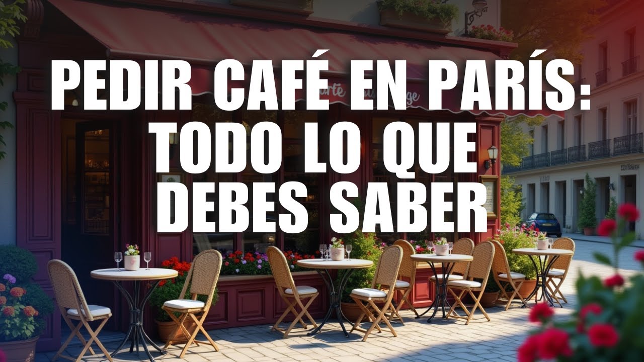 Café en París: Cómo hacer tu pedido como un verdadero francés