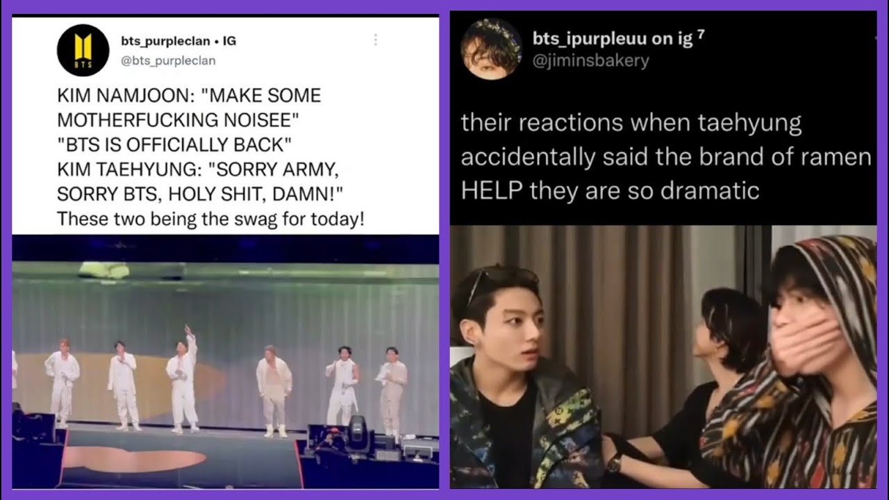 BTS tweets that are WILD